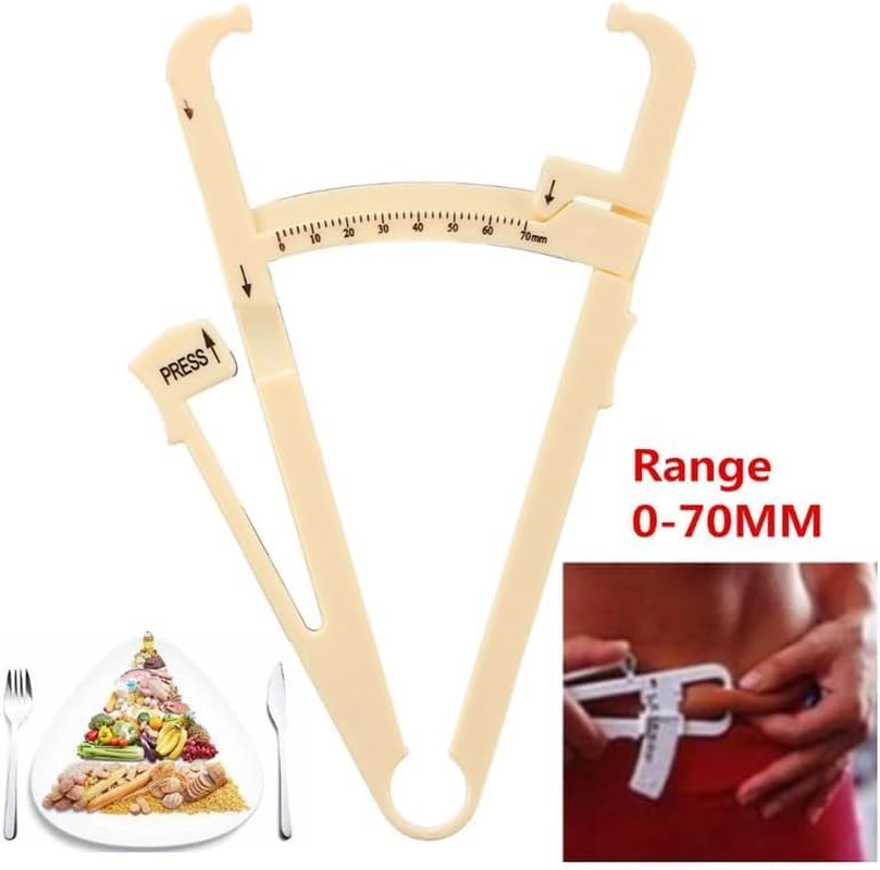 Body Fat Caliper, Fat Measure Clipper Combo, Accurately Measuring Body Fat for Men and Women image number 6
