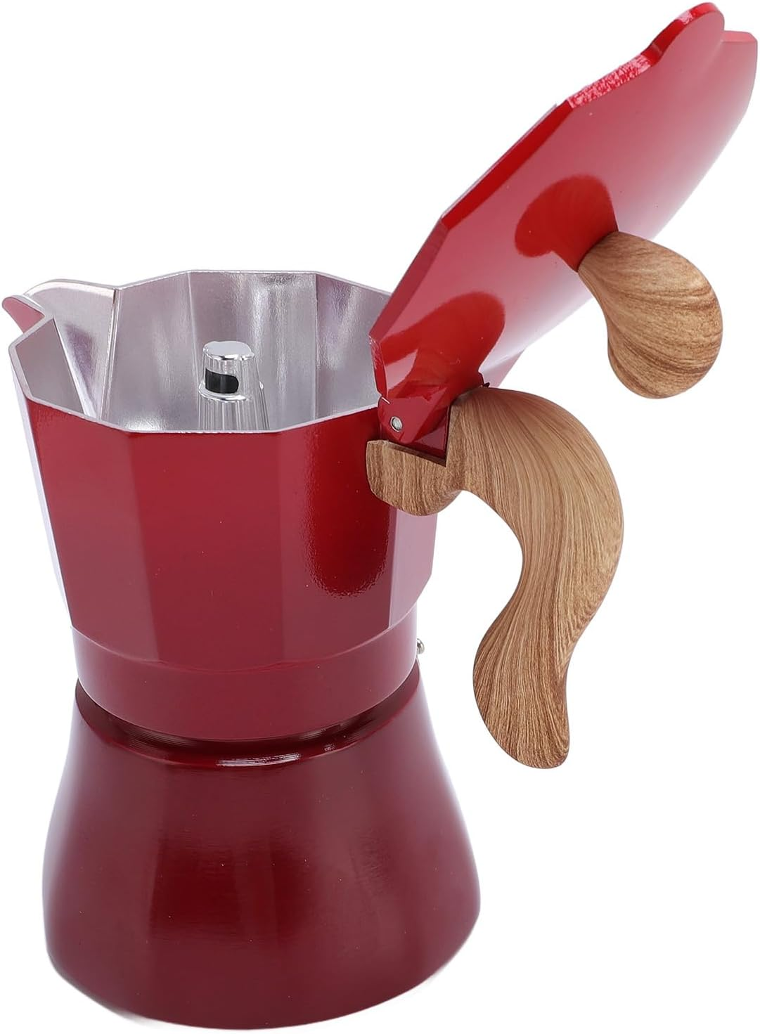 Stovetop Espresso and Coffee Maker, 150ML Household Stovetop Espresso Maker and Percolator, Single Valve Aluminum Moka Pot Coffee Machine for Lovers Beginners (Gradient Green)