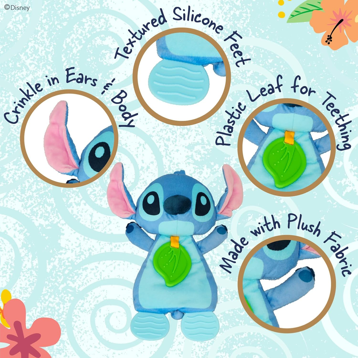 Disney Baby Stitch Blanket Teether