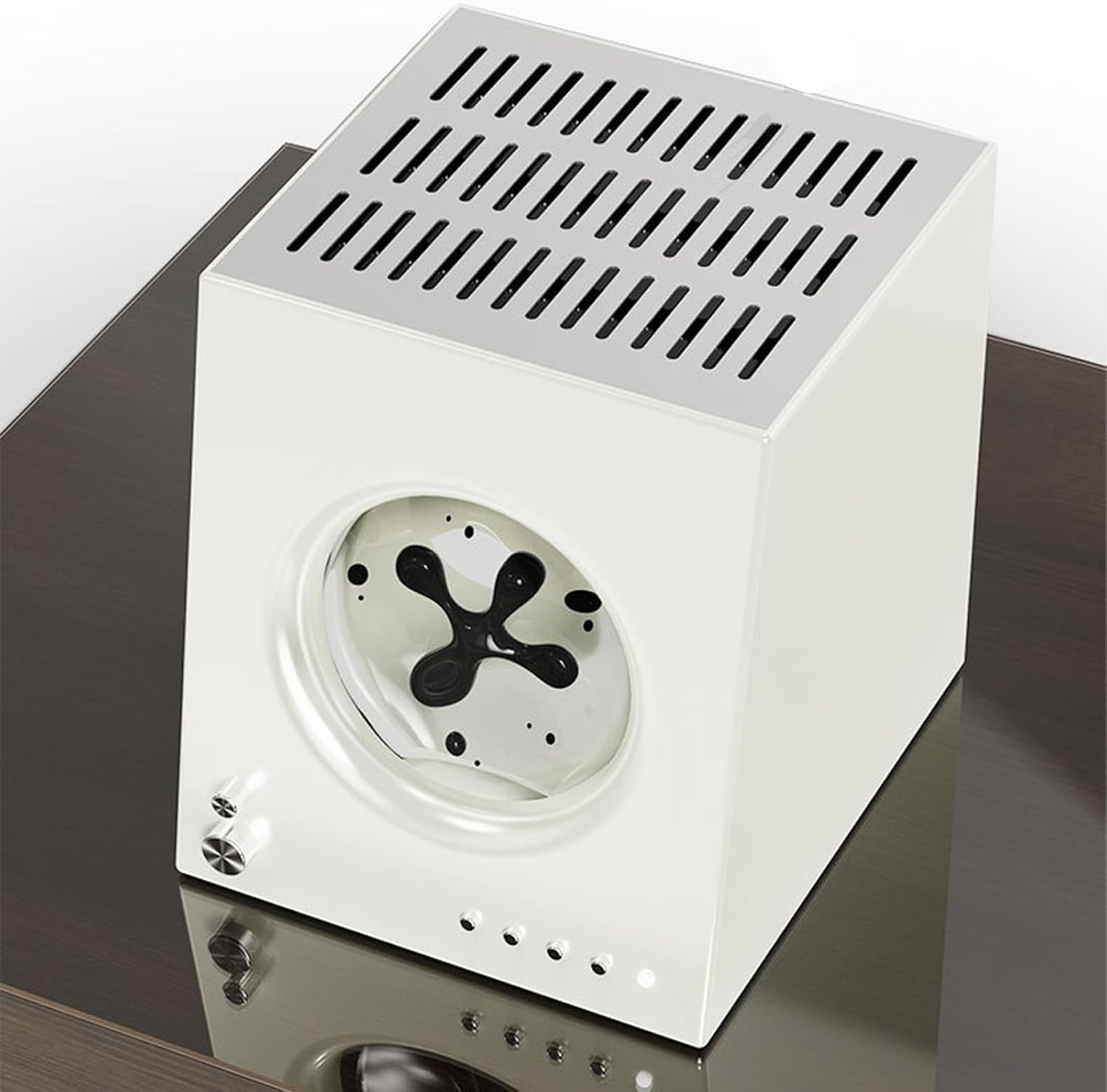 Color Magnetic Fluid Bluetooth Speaker, Portable Theater Audio Music Pickup，360&deg; Surround Sound Home with Subwoofer, Dancing Ferrofluid with Music Rhythm, for Home Tv Computer Office Desktop Decor