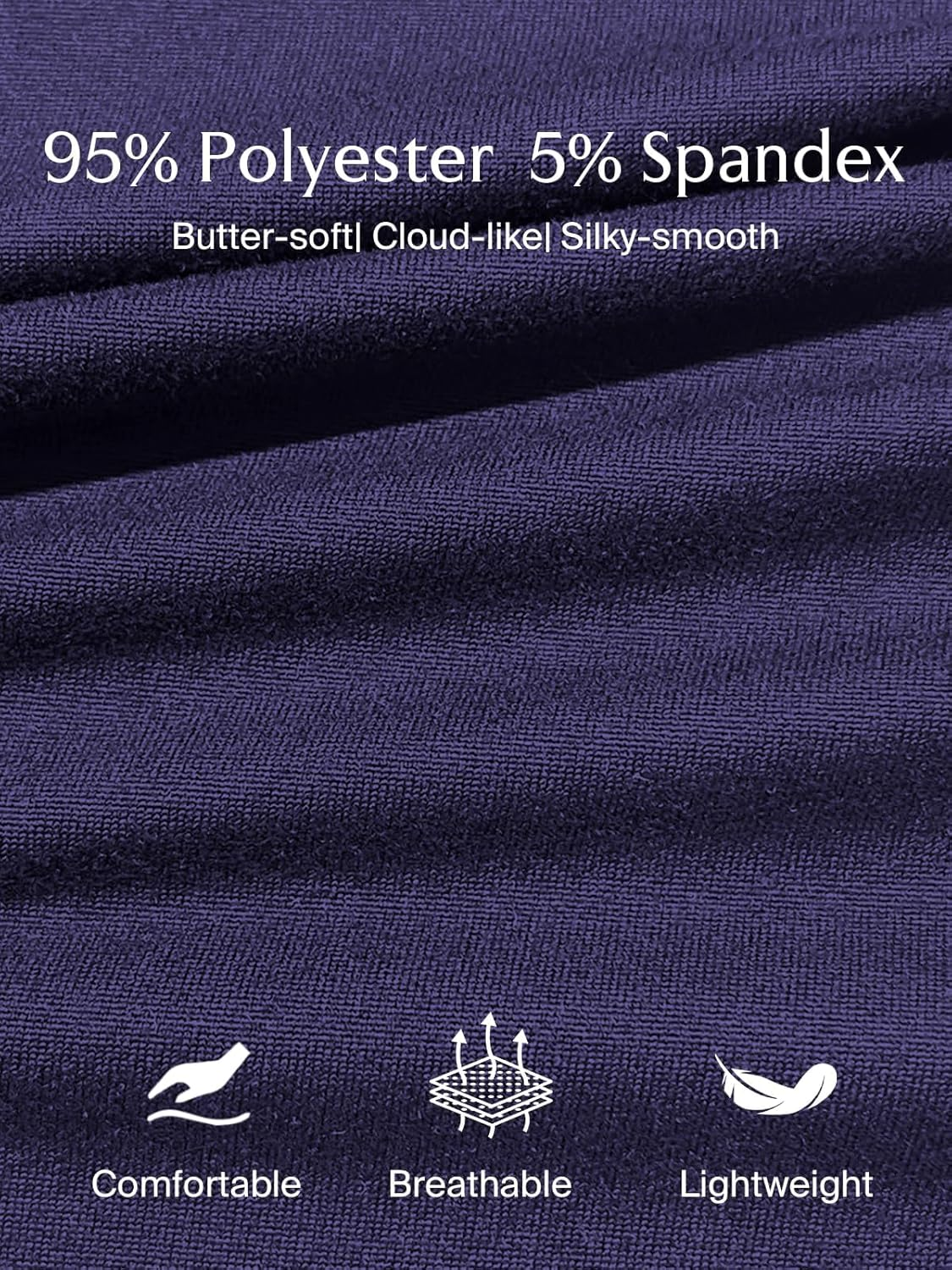 Ecavus 3-Pack Women'S Maternity Pants over Belly Soft Lounge Palazzo Pants Stretch Wide Leg Pregnancy Trousers with Pockets image number 2