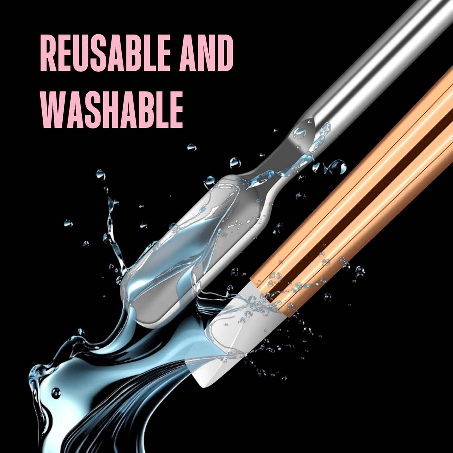 NOVO OVO 2 PCS Double End Multiple Use Nail Pen Brush Nail Kit for Poly Gel Nail Dual Forms, Anti-Stick Polygel & Builder Nail Extension, for Hand and Toe Nails Tool Salon DIY Home Manicure Pedicure image number 3