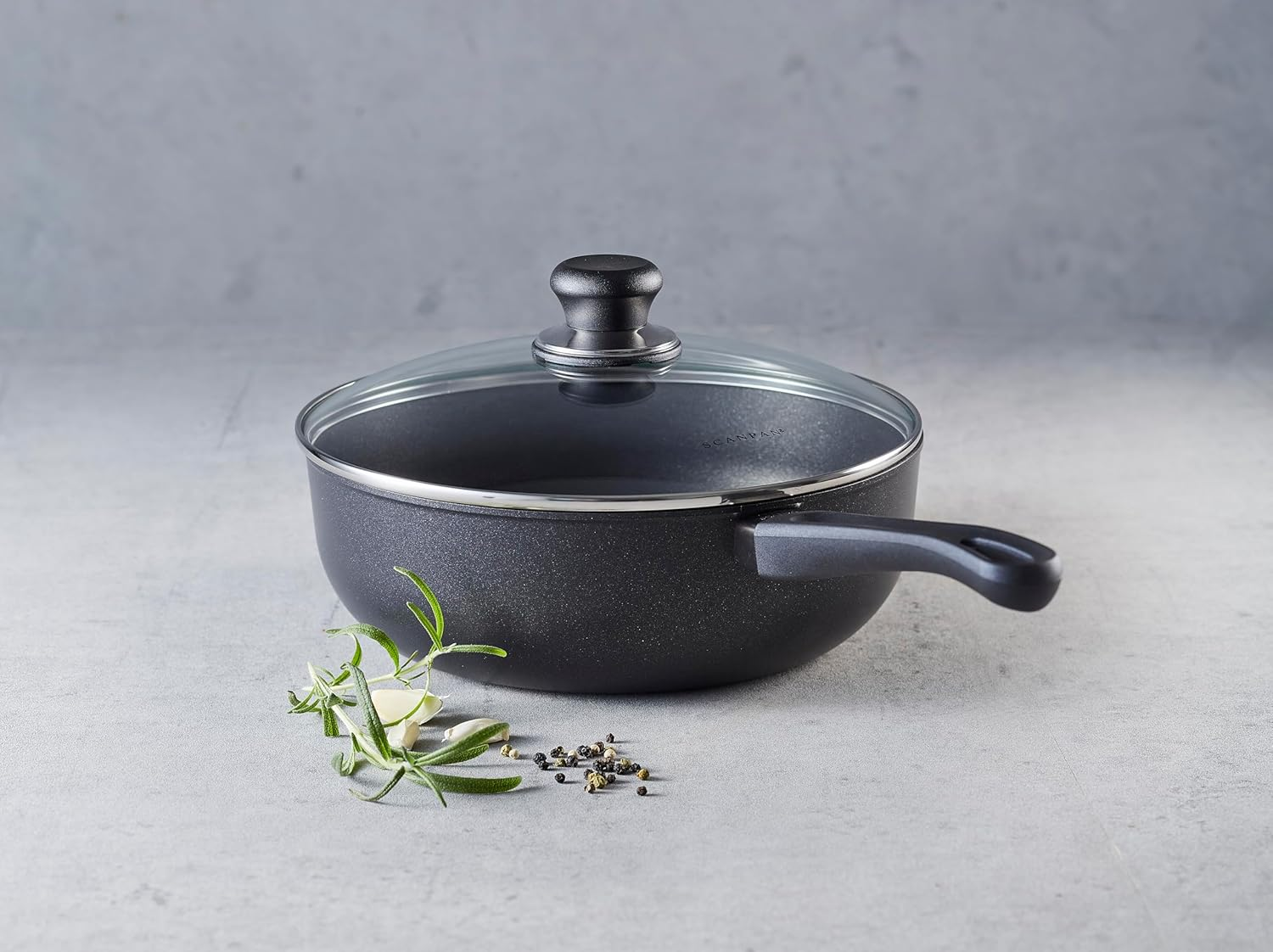 Scanpan Classic Deep Saut&eacute; Pan, 26 Cm,Black image number 3