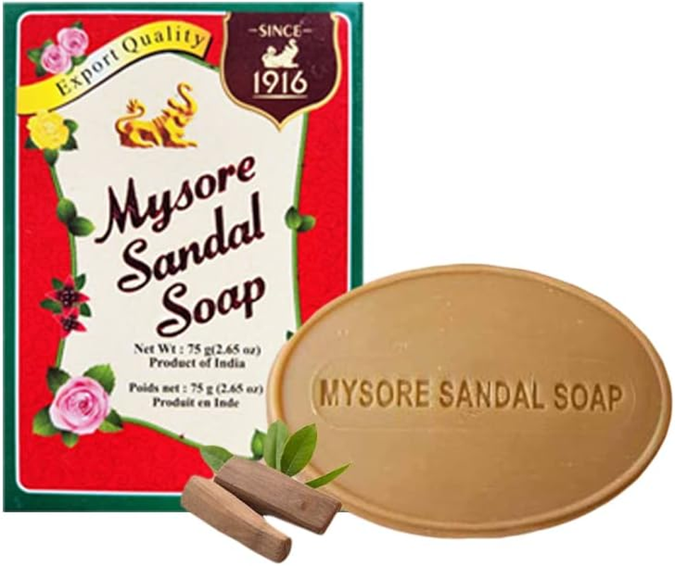Mysore Sandal Soaps Pack of 10 (75 Gr. Bars) image number 4