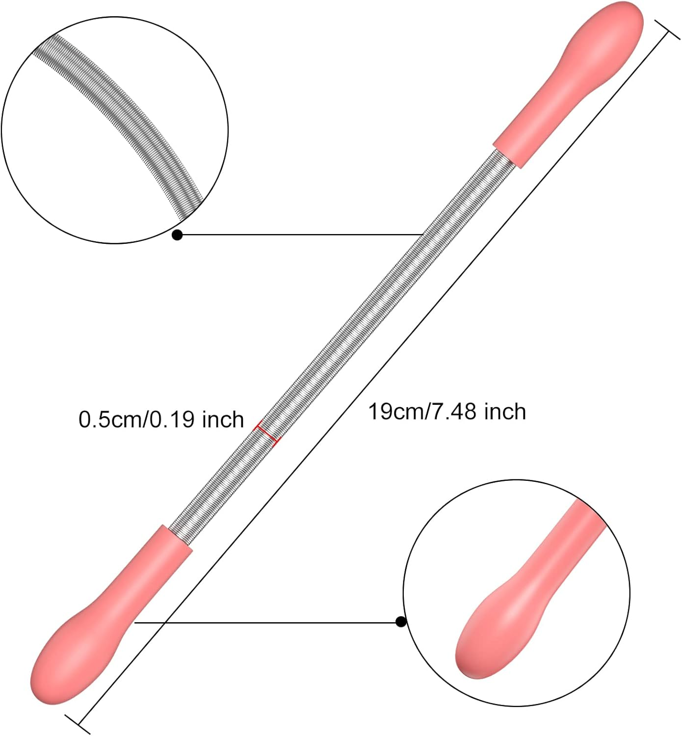 10PCS Facial Hair Remover Spring for Women Face Chin Cheek Mustache Upper Lip Hair Remover Spring Epilator Threading Tool image number 3