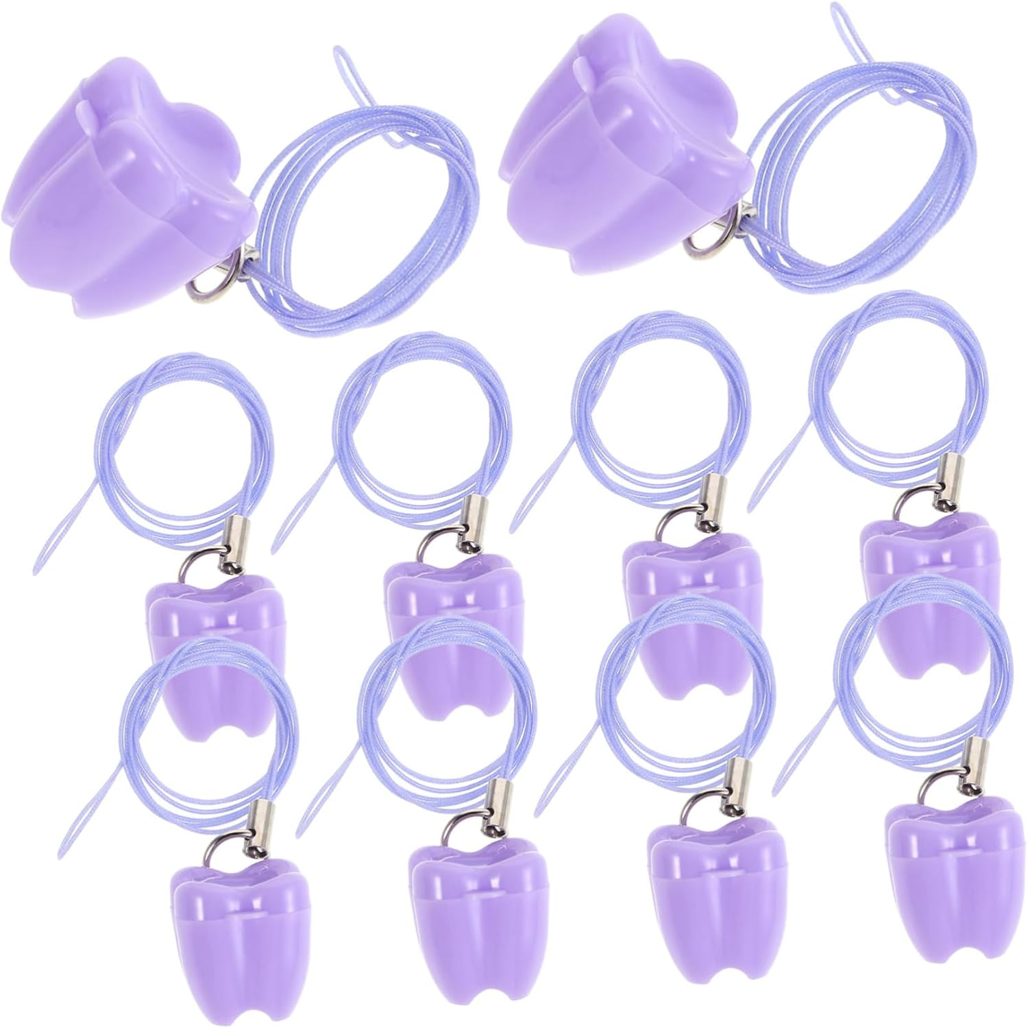 10Pcs Boy Girl'S Tooth Fairy Box Newborn Keepsake Organizer Pp Material Elegant Minimalist Design Boys and Girls Tooth Storage Box