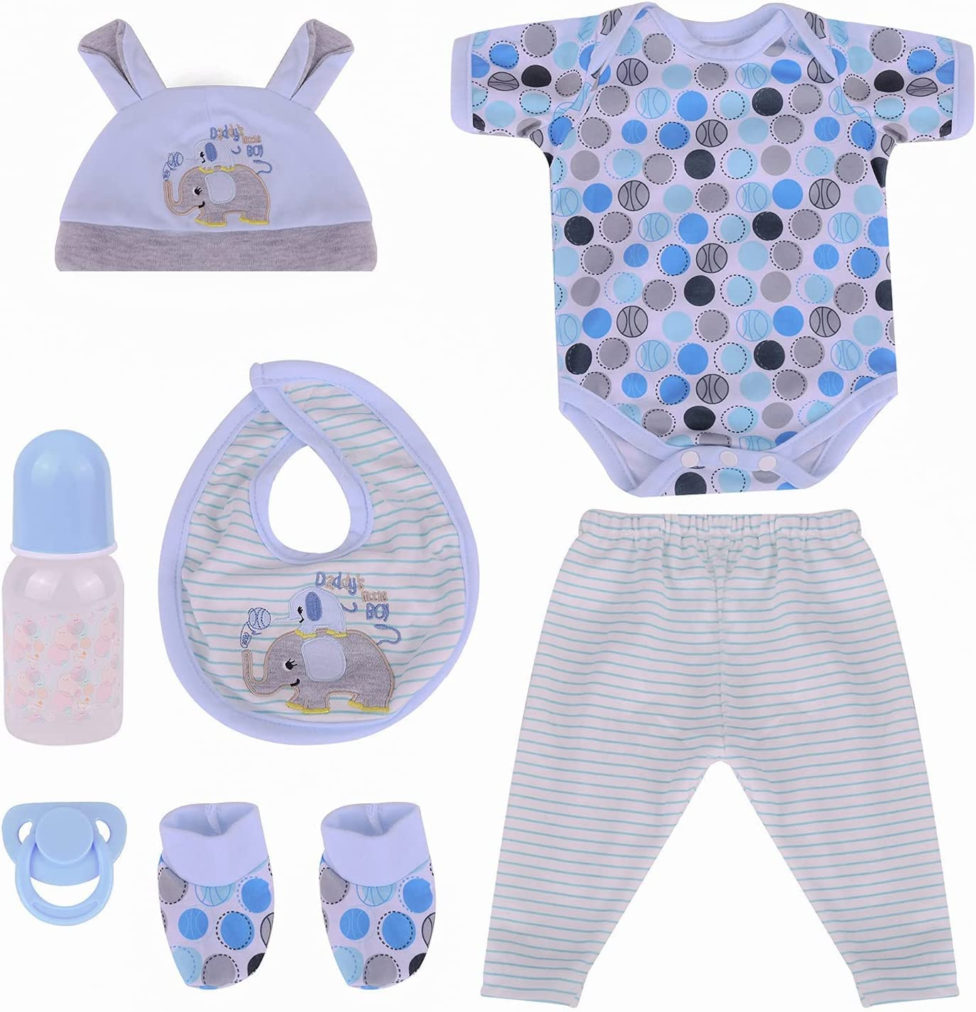 Sleeping Reborn Baby Doll, 22 Inch Lifelike Baby Doll Boy, Realistic Newborn Baby Doll, Handmade Reborn Dolls That Look Real, Vinyl Weighted Gift Set for Boys Age 3+ image number 2