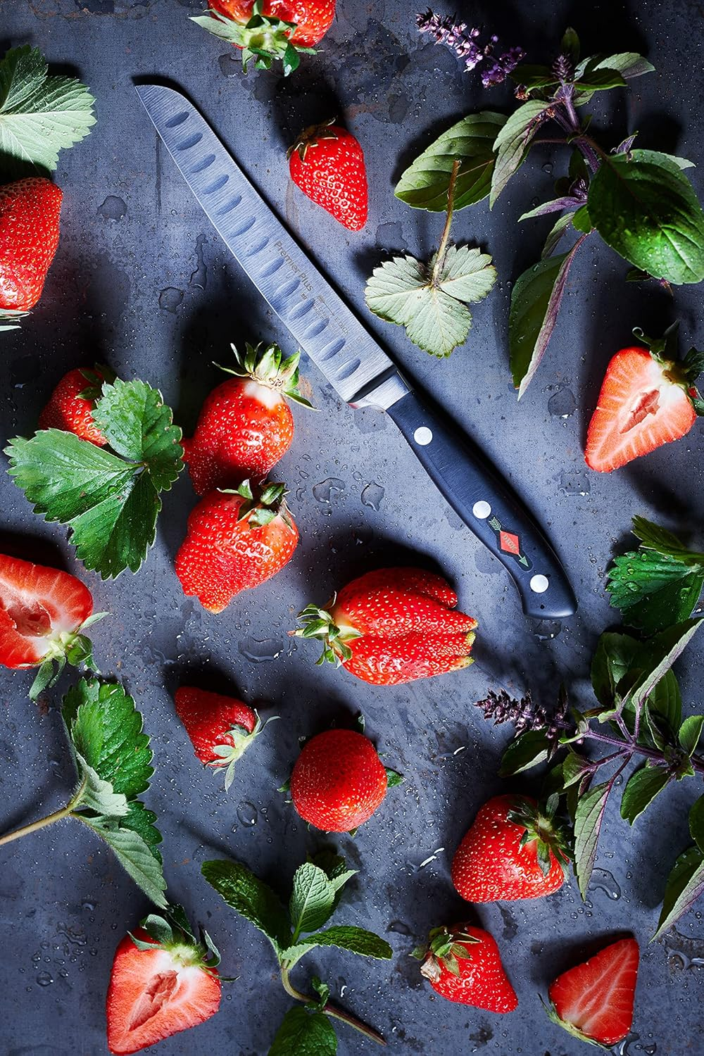 F.Dick Premier plus Utility Knife with Hollow Point, Black, 15 Cm Blade Length image number 5