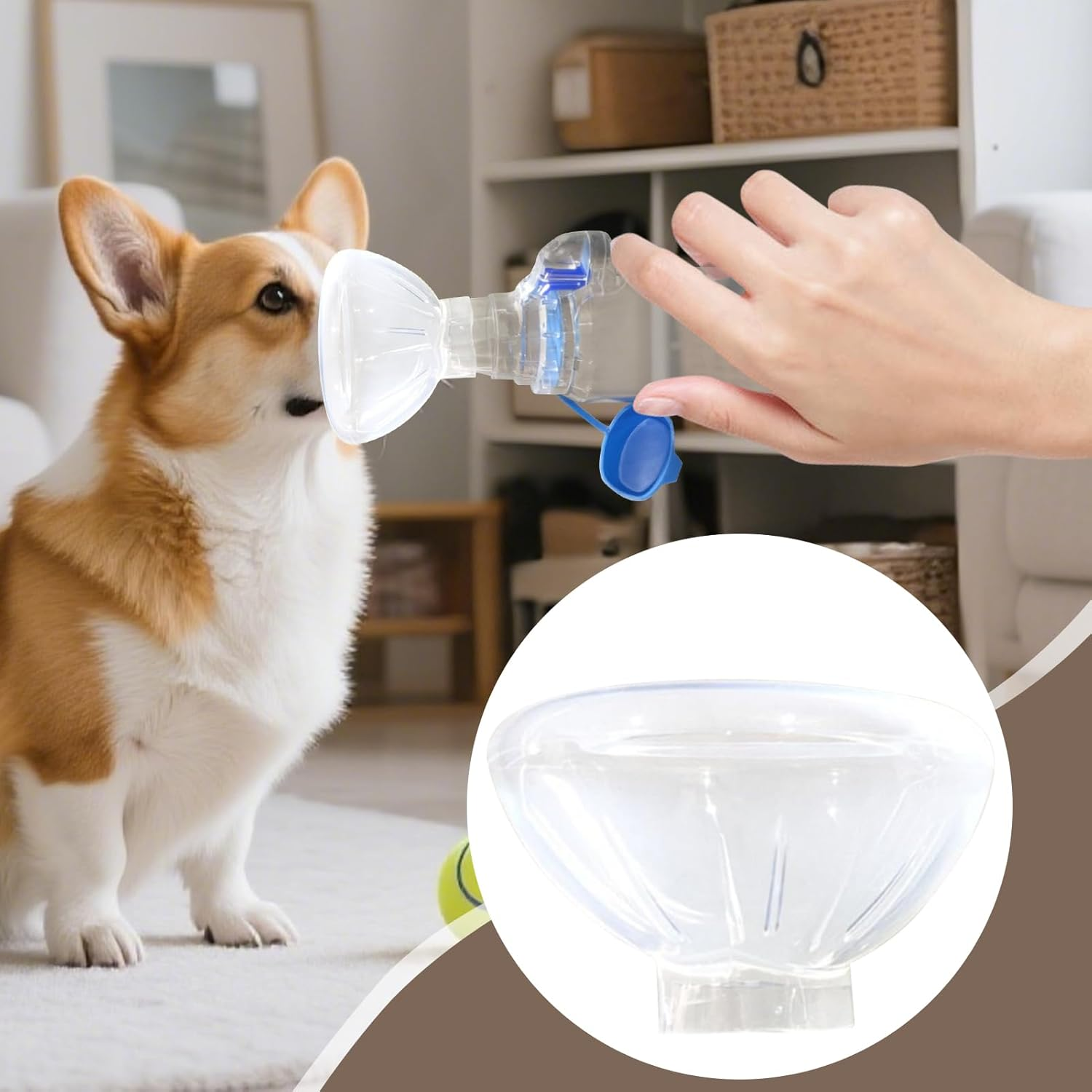 Cat Inhaler Masque | Kitten Puppy Inhaler Masque Masque,Comfortable Breathing Aid, Animals Care Delivering Tool for Shelter, Home, Camping, Traveling