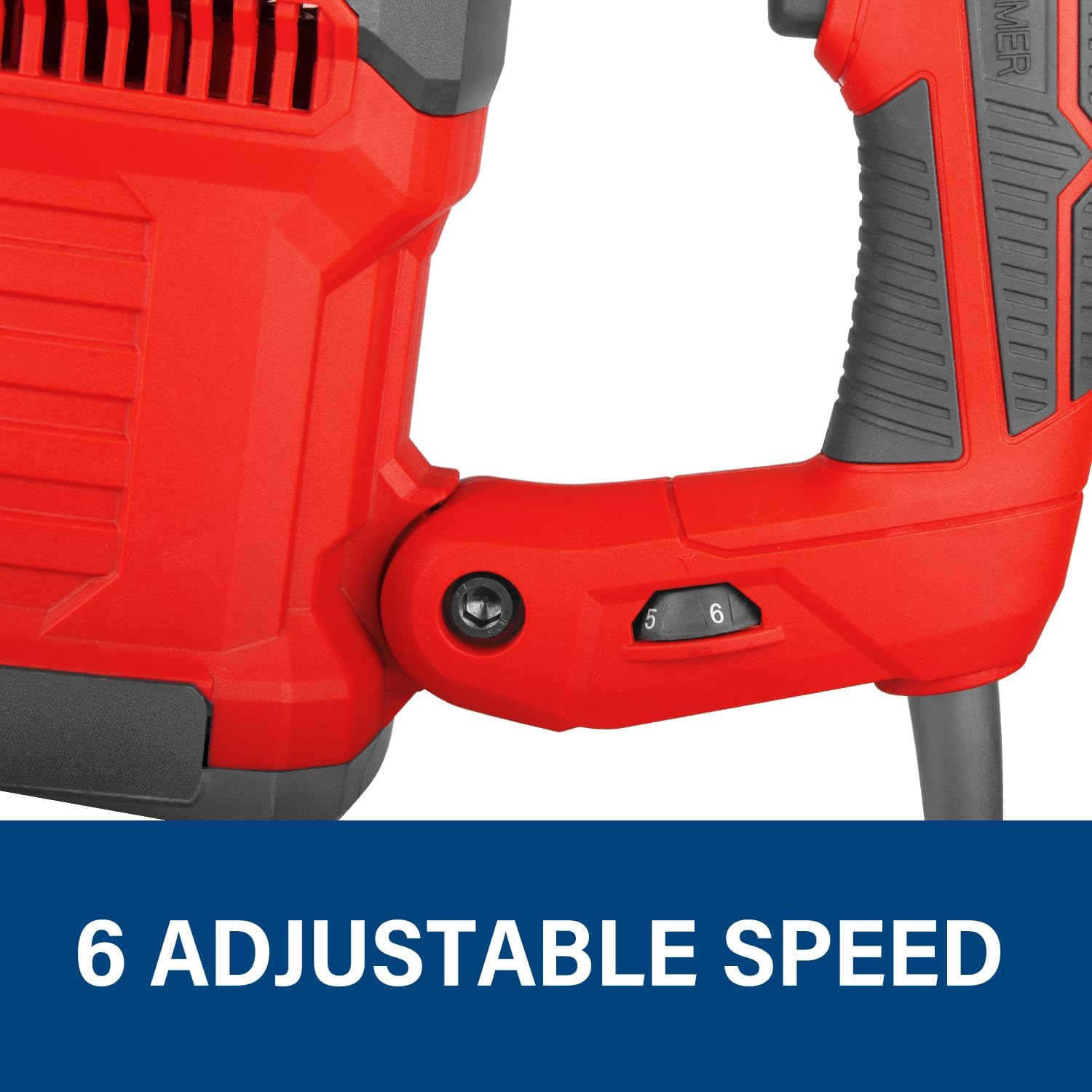 TOPEX 1500W SDS plus Rotary Hammer Drill Havey Duty Impact Hammer image number 4