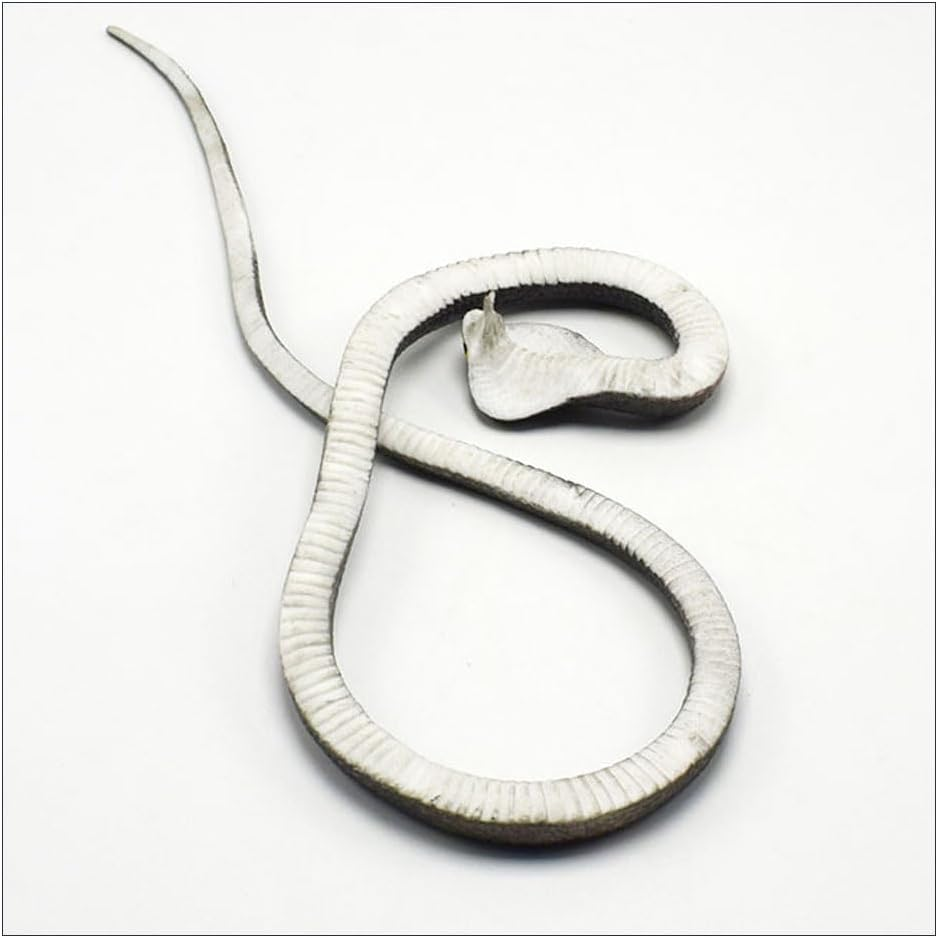 4 PCS Fake Snakes, Rubber Snakes for Gardens Halloween Decoration (4 Color) image number 1