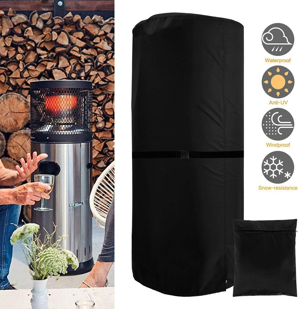 Garden Patio Heater Cover Waterproof Dustproof Cover Outdoors Furniture Protector Uv-Resistant(1) image number 1