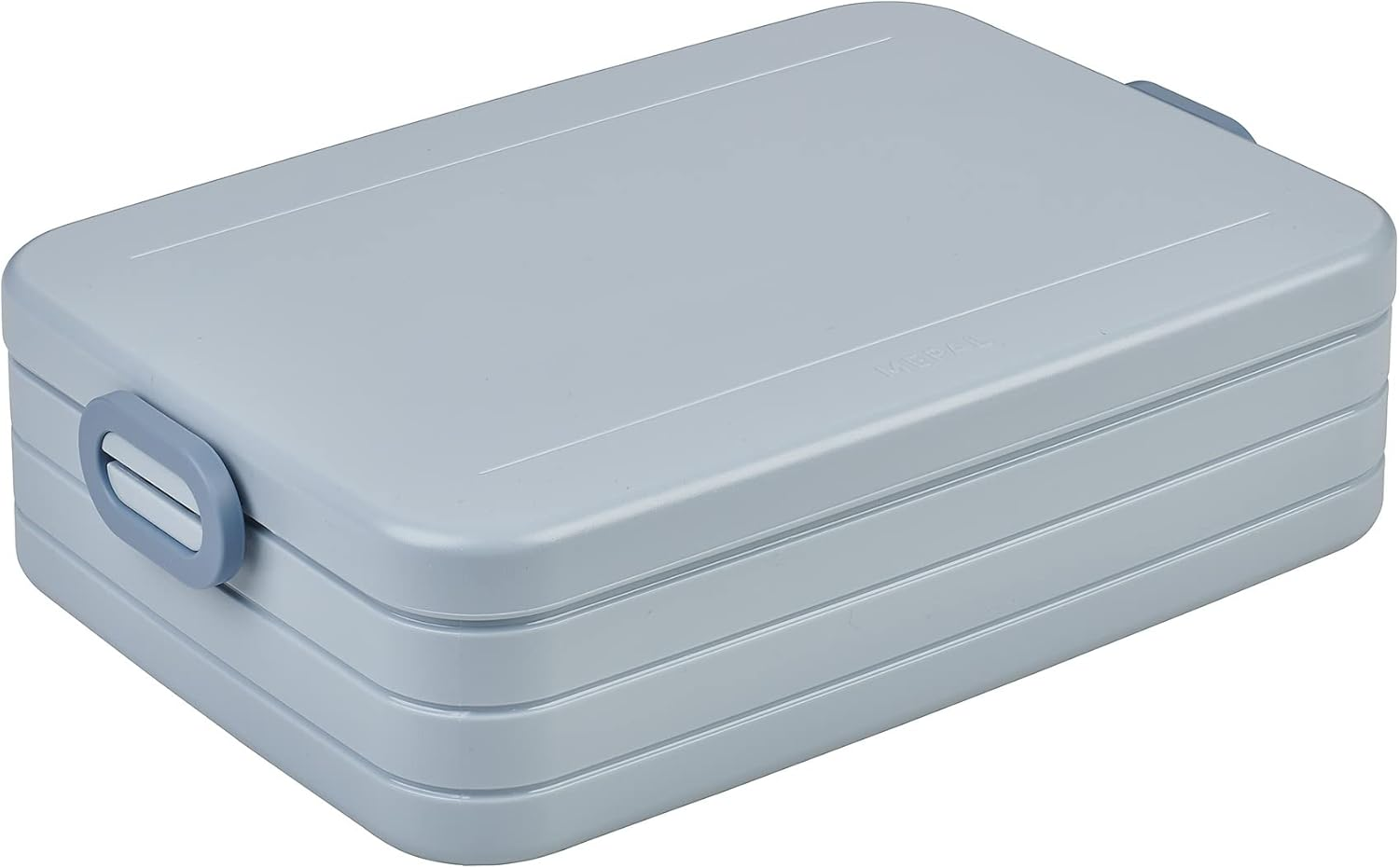 Mepal Flat Lunch Box - for 2 Sandwiches or 4 Bread Slices - Adults - Nordic Sage