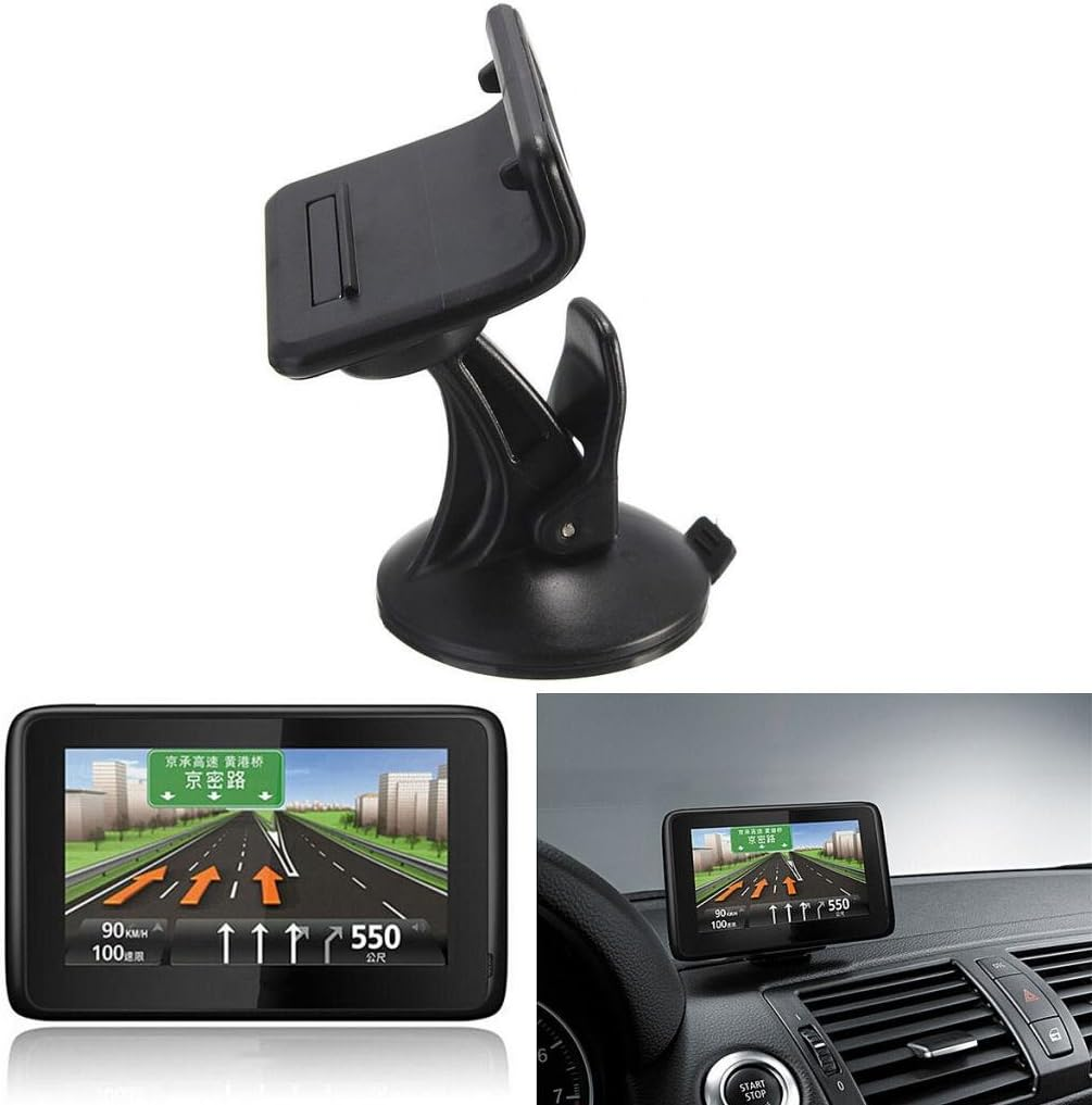 F Fityle Windscreen Car Cradle Mount Holder for Tomtom GO 1015 2405 2435 2050 2505 Black