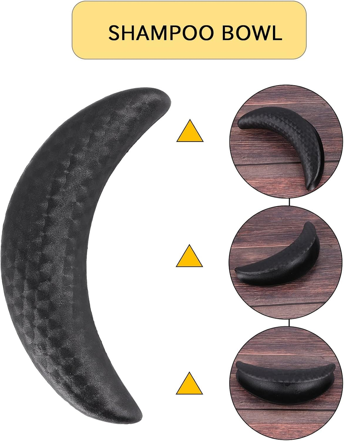 Anlayliay Beauty Salon Hair Washing Sink Cushion Shampoo Bowl Gel Neck Cushion Hair Cleaning Headrest Pillow Home Use Barber Tool