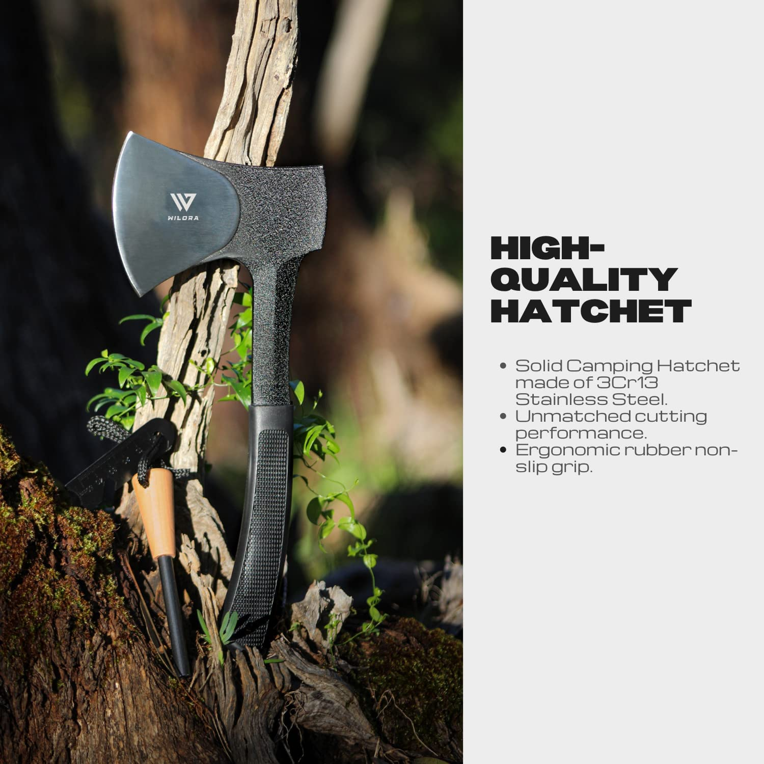 Wilora Hatchet, Includes Flint and Sharpener Stone image number 6