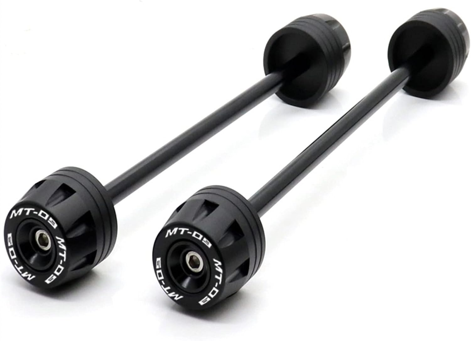 Motorbike Frame Sliders for Y┐AMAHA MT 09 Tracer 9 GT Motorcycle Accessories Wheel Hub Block Protection MT09 2021 2022 Front Rear Axle Fork Crash Slider (Color : Black, Size : 1 Pair) image number 3