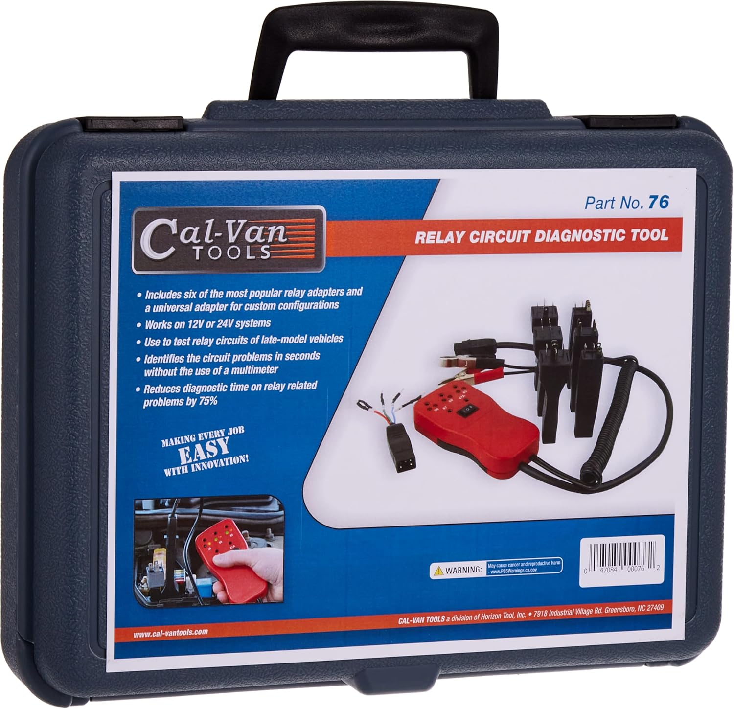 Cal-Van Tools Relay Circuit Diagnostic Tool 12-24