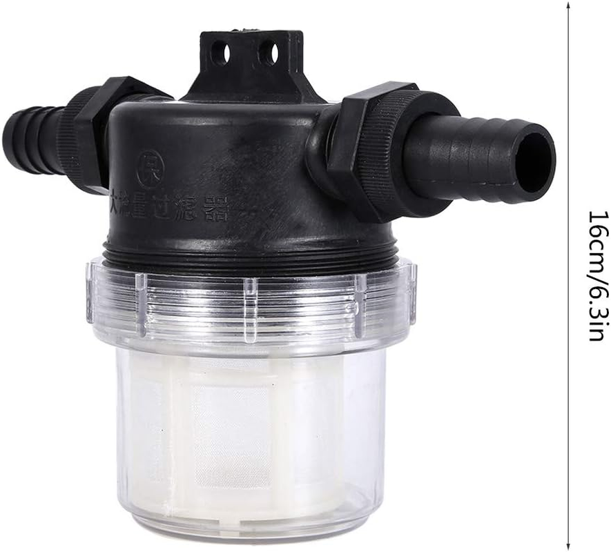 Water Pump Filter Filter, Inline Mesh Strainer Transparent Compact for Garden Irrigation Interface image number 5