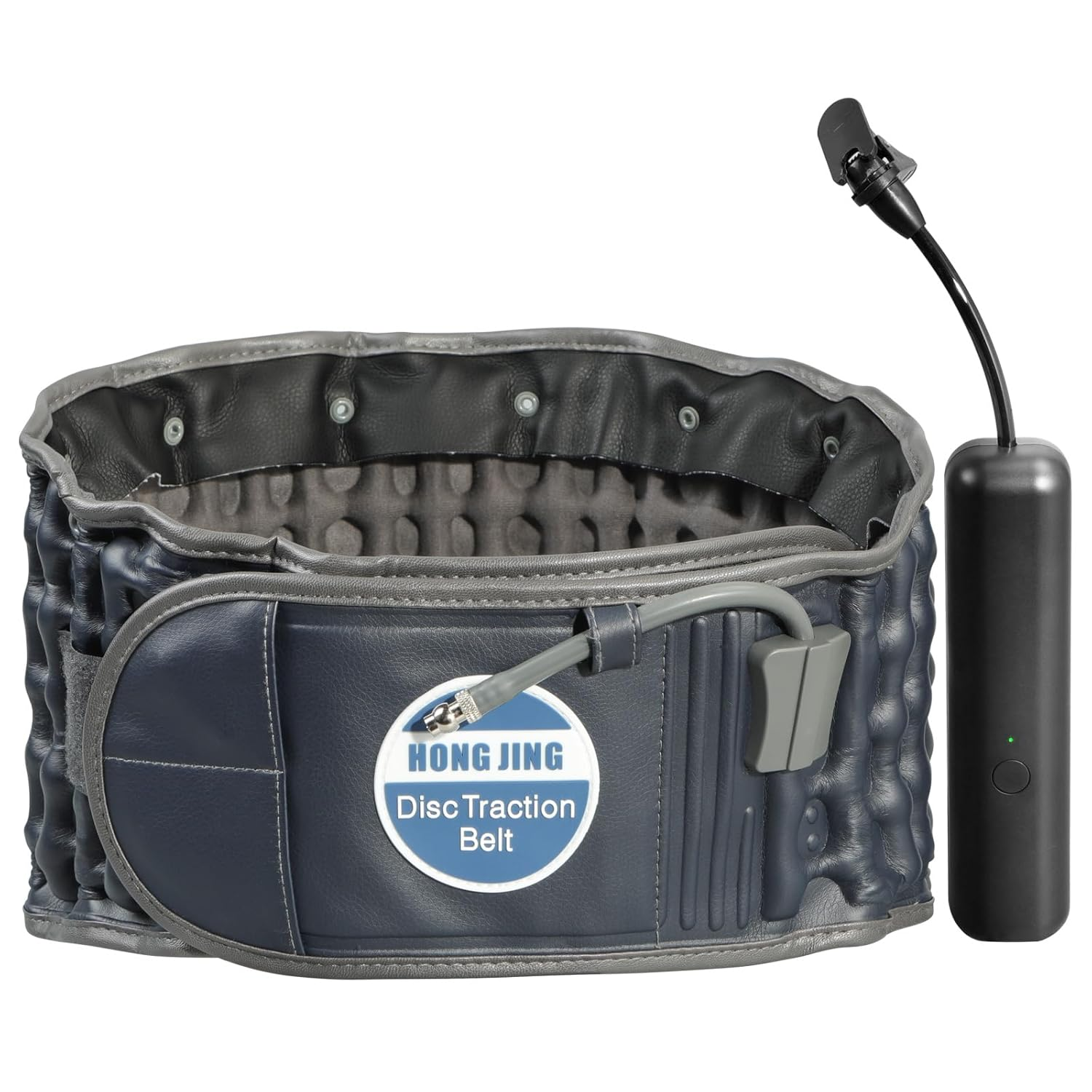 HONGJING Electric Pump Decompression Belt for Lower Back Pain Relief, Inflatable Back Reliever Lumbar Support Brace, One Size Fits 29-49 Waist