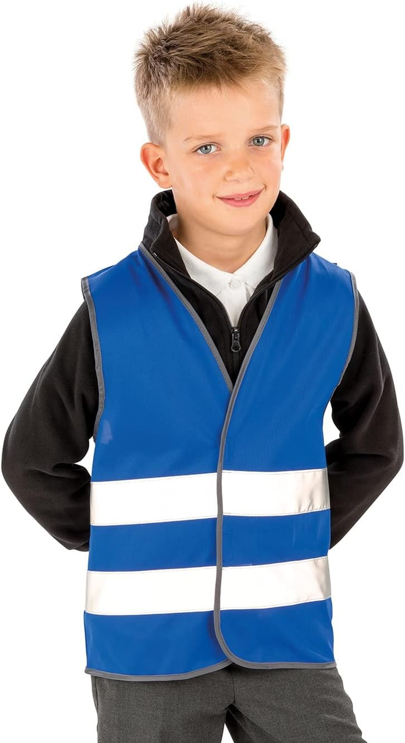 Result Core Kids Unisex Hi-Vis Safety Vest (UK Size: 10-12) (Royal Blue) image number 2