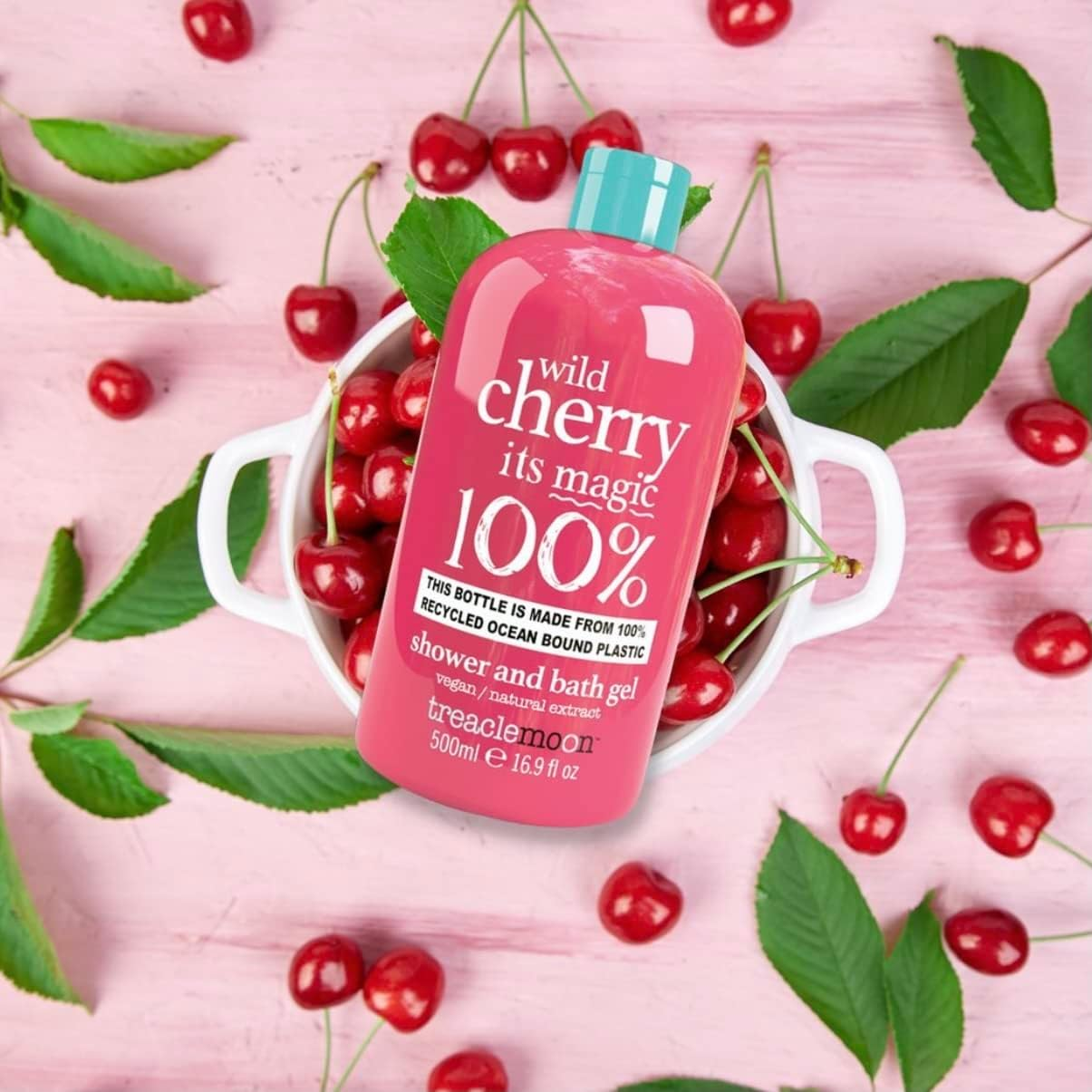 Treaclemoon Wild Cherry Magic. 500 Ml Shower and Bath Gel/Uk Version image number 4