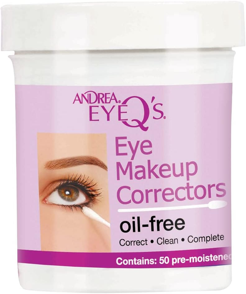 Andrea Eyeq'S Oil-Free Eye Make-Up Correctors Pre-Moistened Swabs, 50 Count image number 5