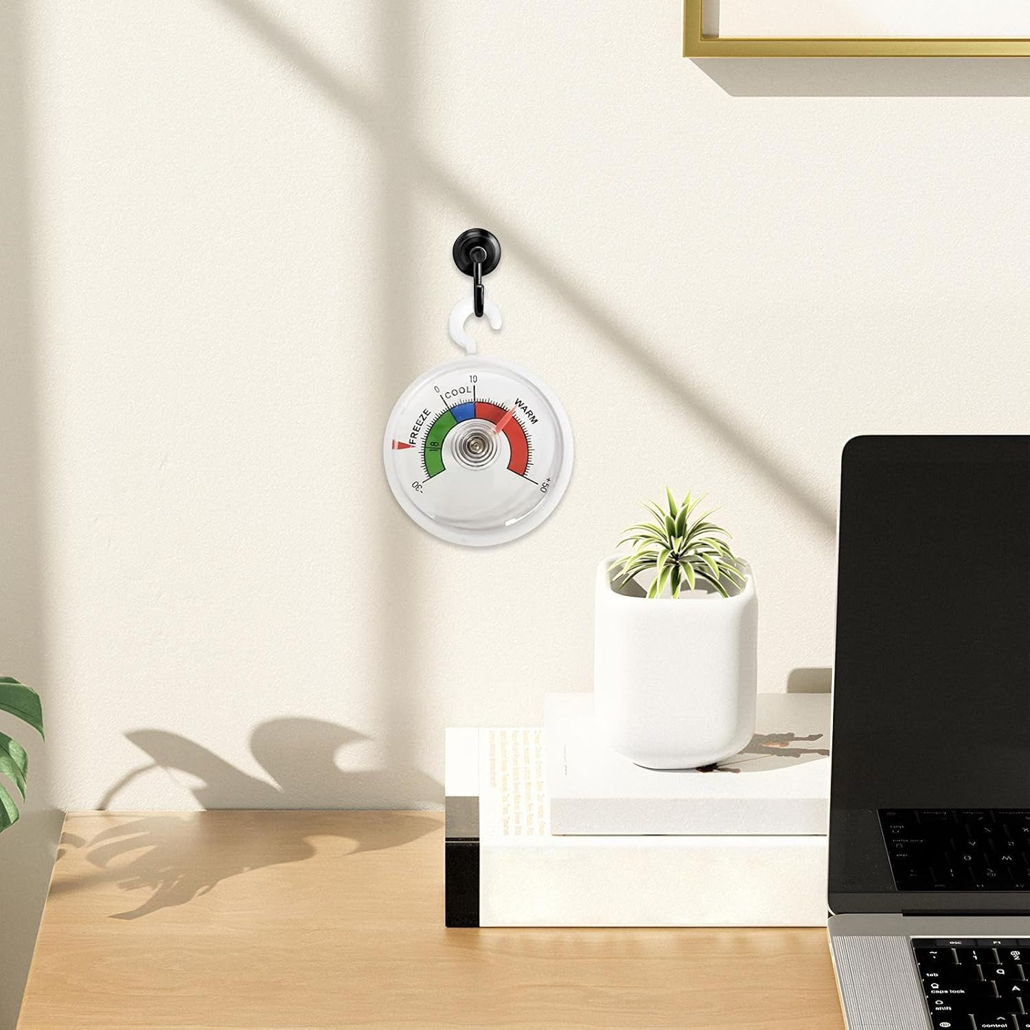 Outdoor Temperature Gauge | Precise Accurate Measurement Tool,Patio Temperature Gauge - for Indoor Areas Home Office Warehouse Greenhouse Room image number 5