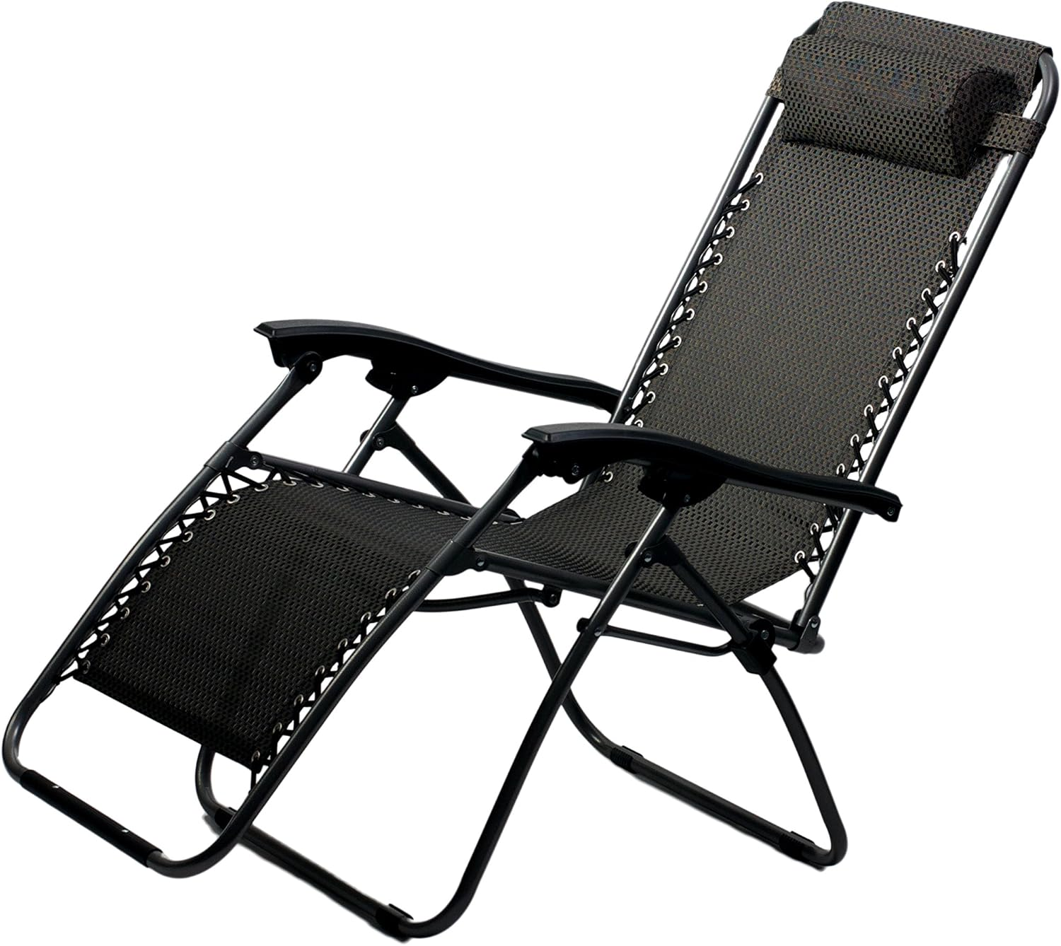 Pack of 2 Zero Gravity Chair by Lenoxx for Lawn, Patio | Stress-Free | Padded Headrest | Anti-Gravity for Relaxation | Steel Frame | Weather Resistant image number 6