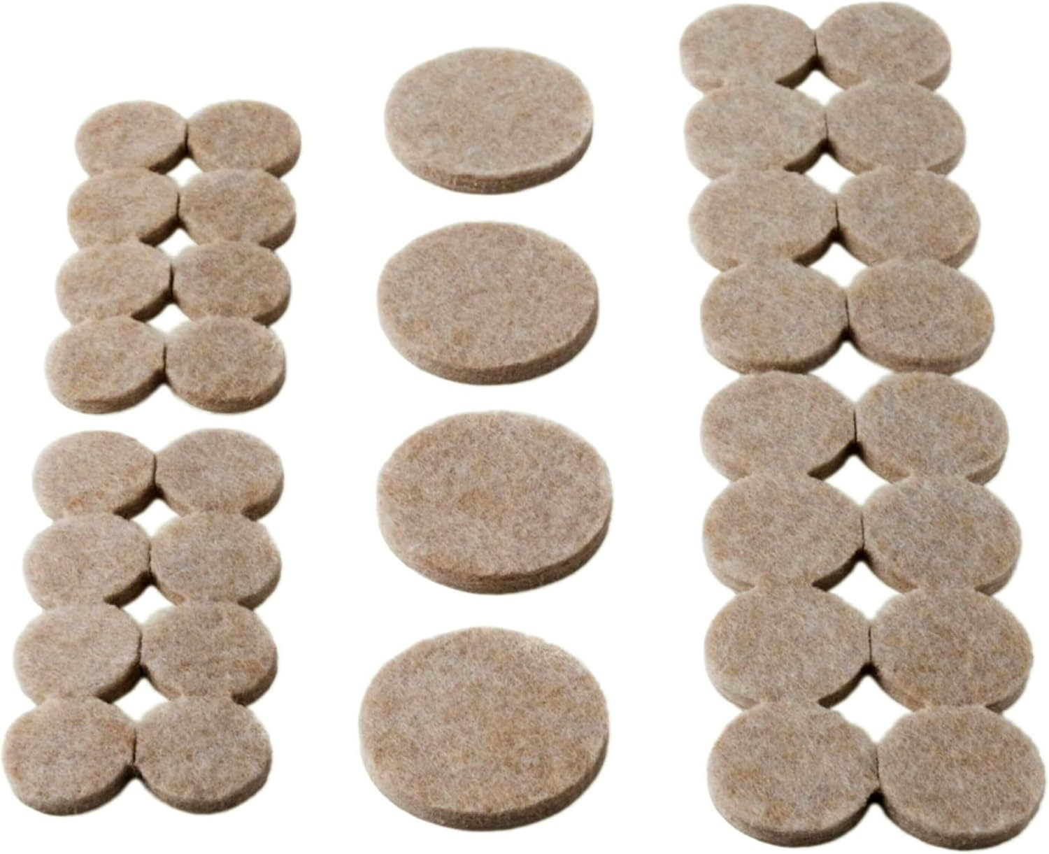 Scotch&trade; Felt Pads Value Pack SP842-NA-S, 36 Pack, Beige image number 6