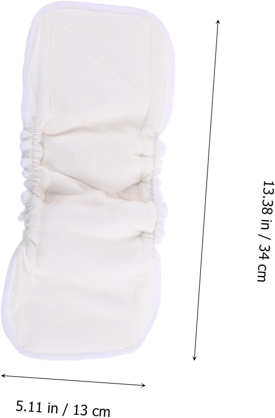 MERRYHAPY 6Pcs Bamboo Fiber Diaper Pad Washable Reusable Absorbent Inserts for Diaper Liners for Cloth Nappies image number 1