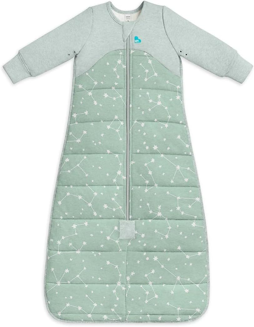 Love to Dream Sleep Bag Quilted Stretch Cotton, 2.5T Stage 3, Ideal for 18-36 Months, Comfortable Baby Sleepwear, Stellar Olive image number 5