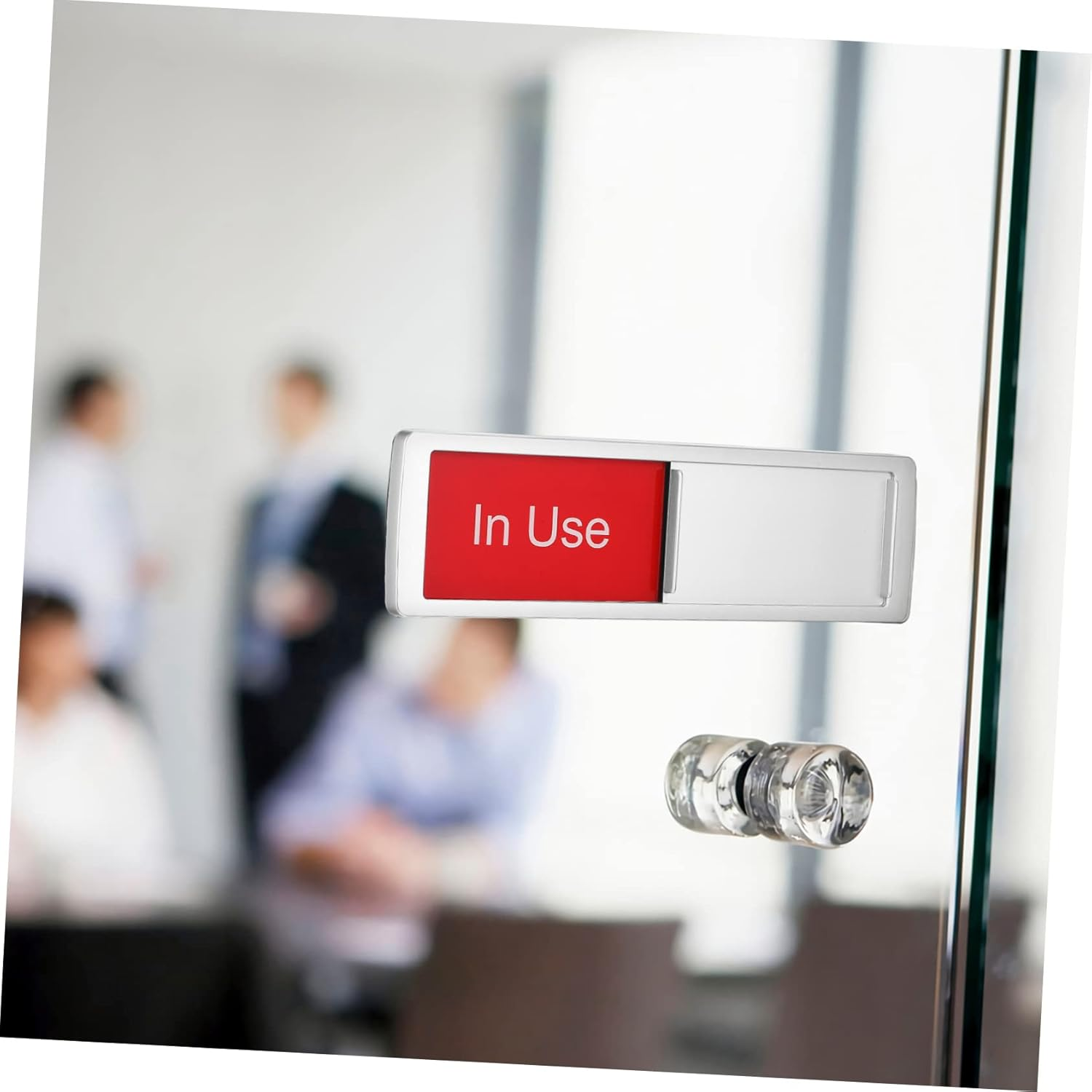2 Pcs Use Sign Office Signs Open Closed Slide Door Indicator Bathroom Door Office Occupied Privacy for the Restroom Conference Room S Acrylic image number 5