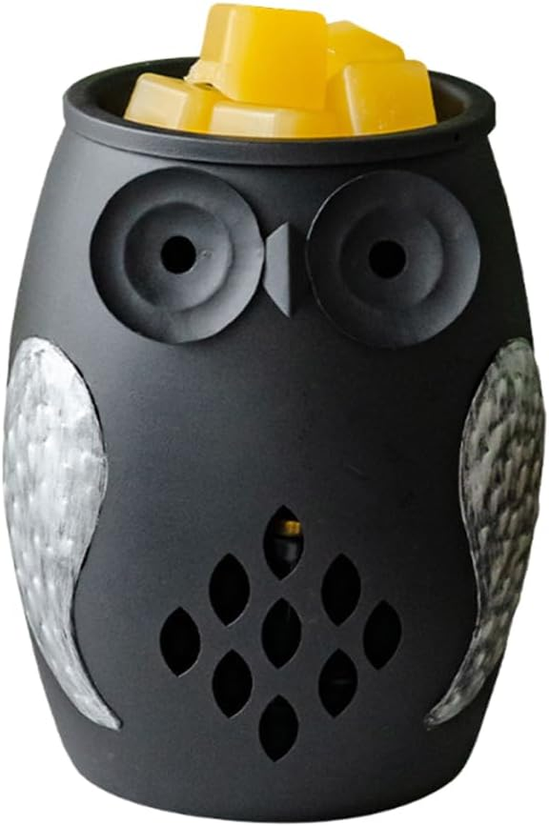 Owl Night Light Dimmable Owl Wax Melt Warmer Candle Melter (Timed Edition UK)