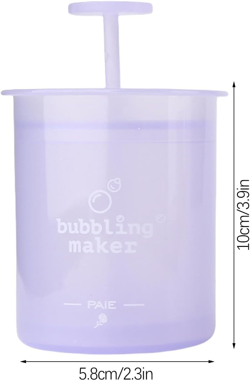 Foam Maker,Manual Bubble Foamer Quick Foam | Cleansing Foaming Maker, Ergonomic Skincare Facial Cleansing Tool, Wash Facial Skin for Travel - Green image number 3