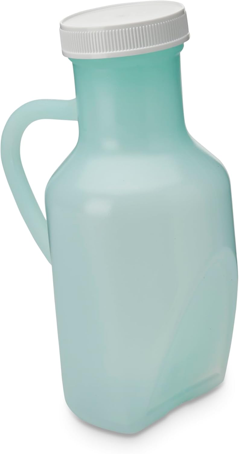 Surgipack 6362 Male Urinal Bottle with Screw Cap Lid, 1 Litre Capacity image number 6