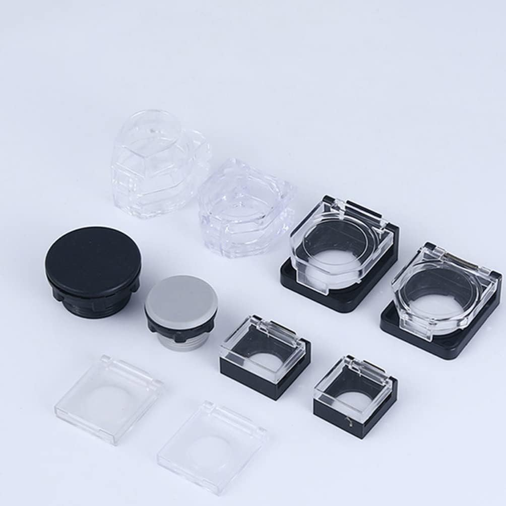 Zerodeko Push Button Guard Plastic Push Power Button Cover: 4Pcs Replaceable Button Covers Wear Resistant Button Protectors Protectors Receptacle Outlet Covers image number 3