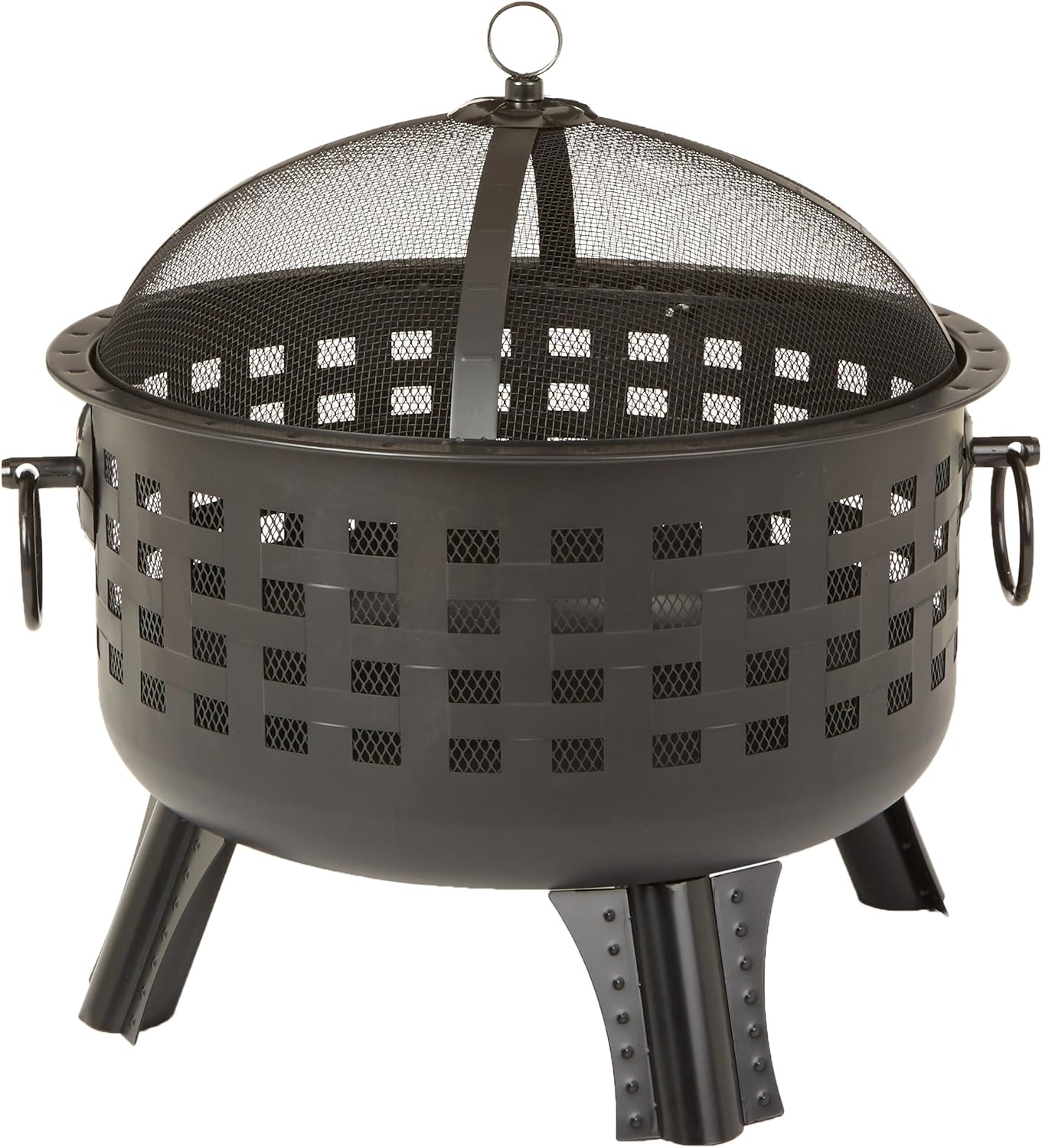 Amazon Basics 61Cm Steel round Lattice Fire Pit image number 2