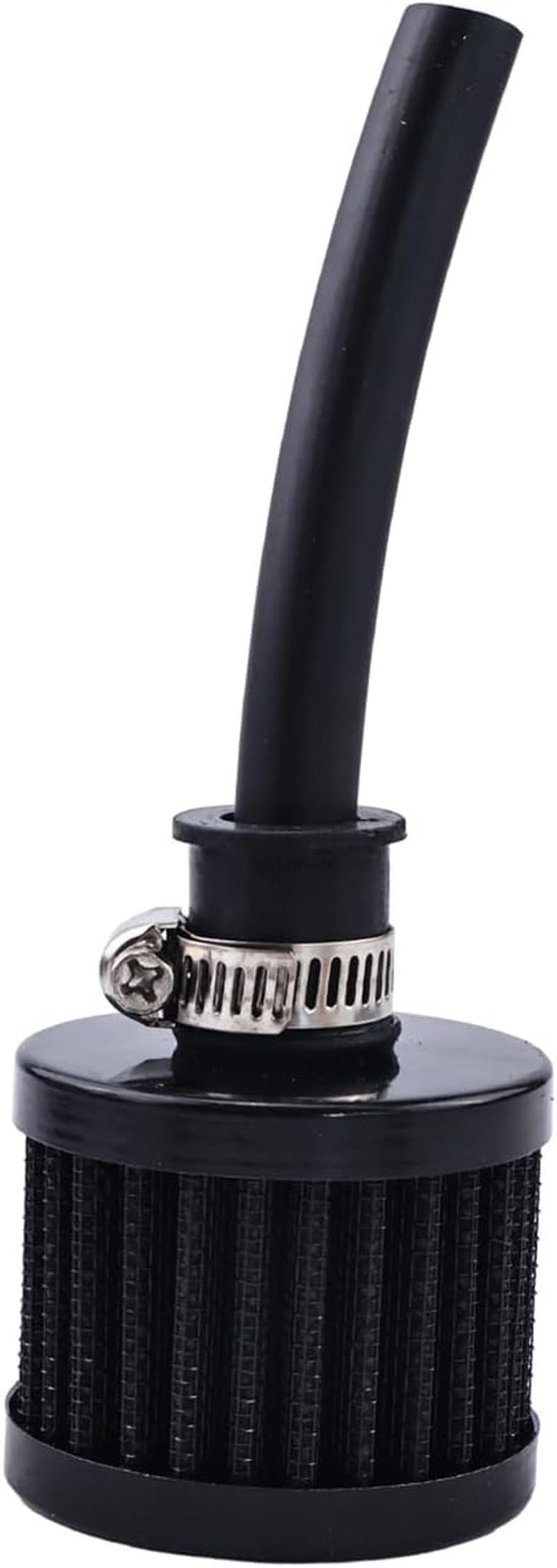 212Cc 196Cc 0.47" Inlet (12Mm) Air Filter Valve Cover Breather Filter Compatible with Predator 196Cc 6.5Hp GX160 GX200 CT200U BT200X KT196 CT200U-EX Go Kart Mini Bike (Black) image number 1