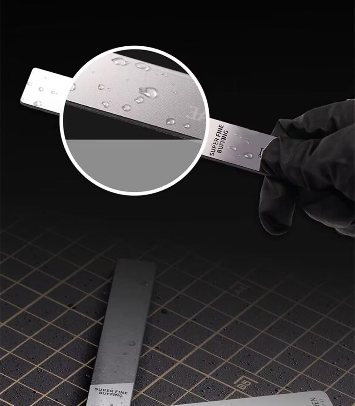 For Gundam Military Model Hobby Polishing,Grinding Tools, Ultimate Precision Files #10000#12000 Mirror Nano Glass Files (SF-15 Mirror Glass File) image number 5