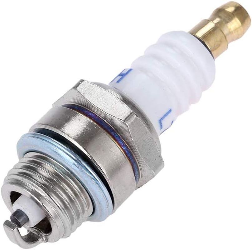 Sagasave 7 Pcs Lawn Mower Fuel Line Kit, Fuel Pipe Service Kit with Primer Bulb, Spark Plug and Air Filter for Stihl FS38 FS45 FS46 FS55 KM55 KM55C