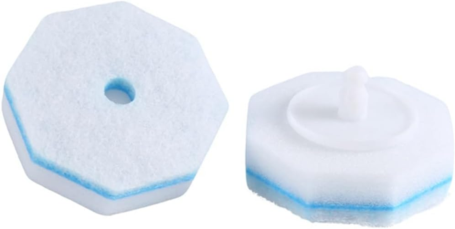 Bjworeye 60 Counts Upgraded Toilet Brush Wand Disposable Toilet Cleaning Wand Refills Bowl Scrubbers Heads Easy to Use image number 5