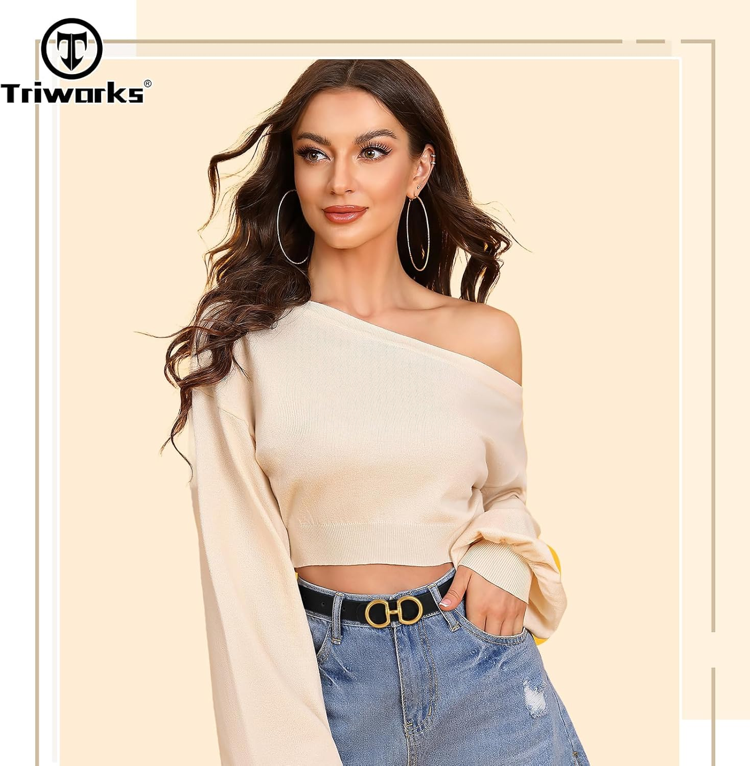 Double Ring Belt Women Fashion Leather Belt Golden/Silver O Ring Buckle Belt for Jeans, Pants, Dresses, Shorts image number 7