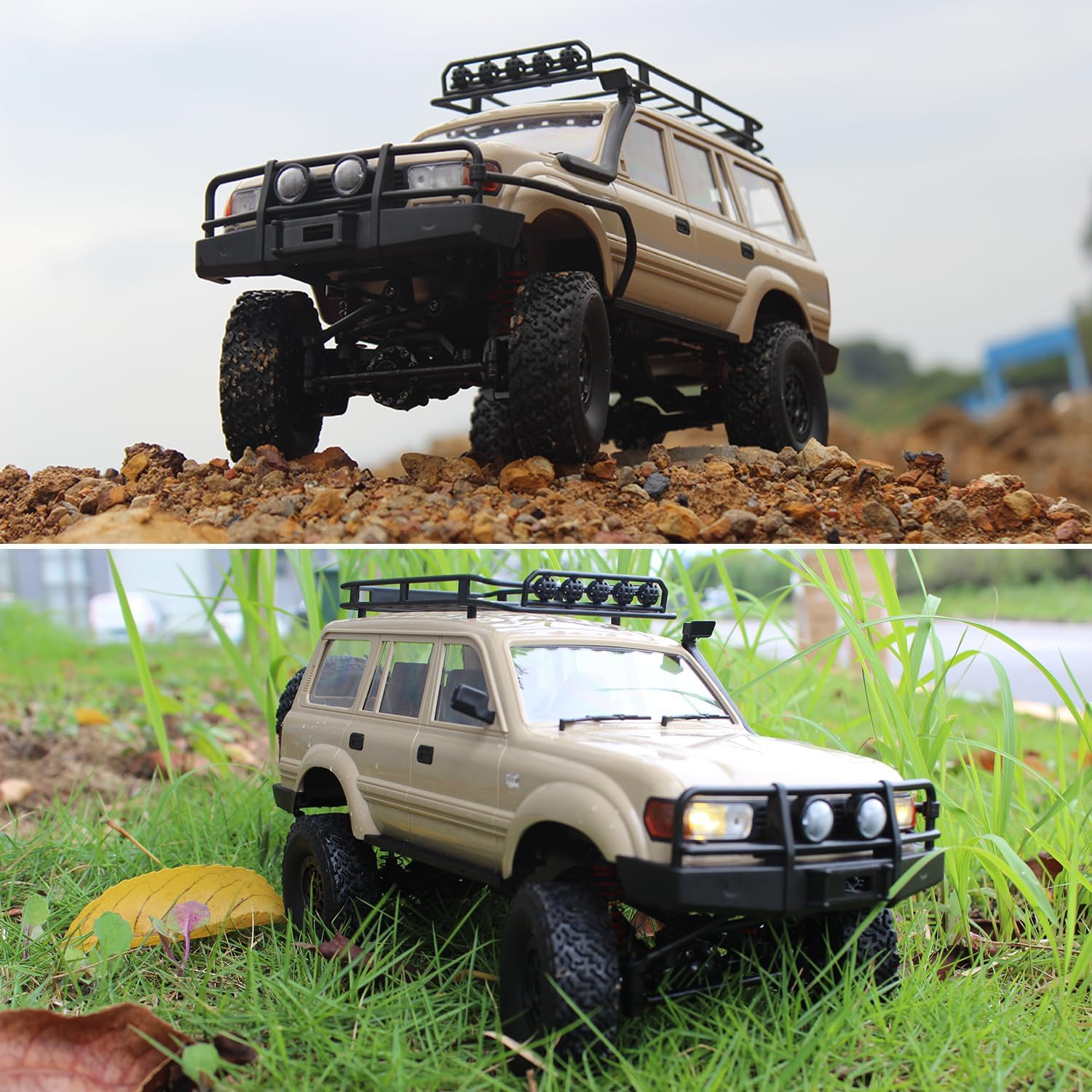 Spobot Remote Control Truck 2.4G 4WD Land LC SUV Car,Rc Off-Road Vehicle for All Terrain Radio Control Rock Climb Car for Adults and Kids Toy Hobby image number 1