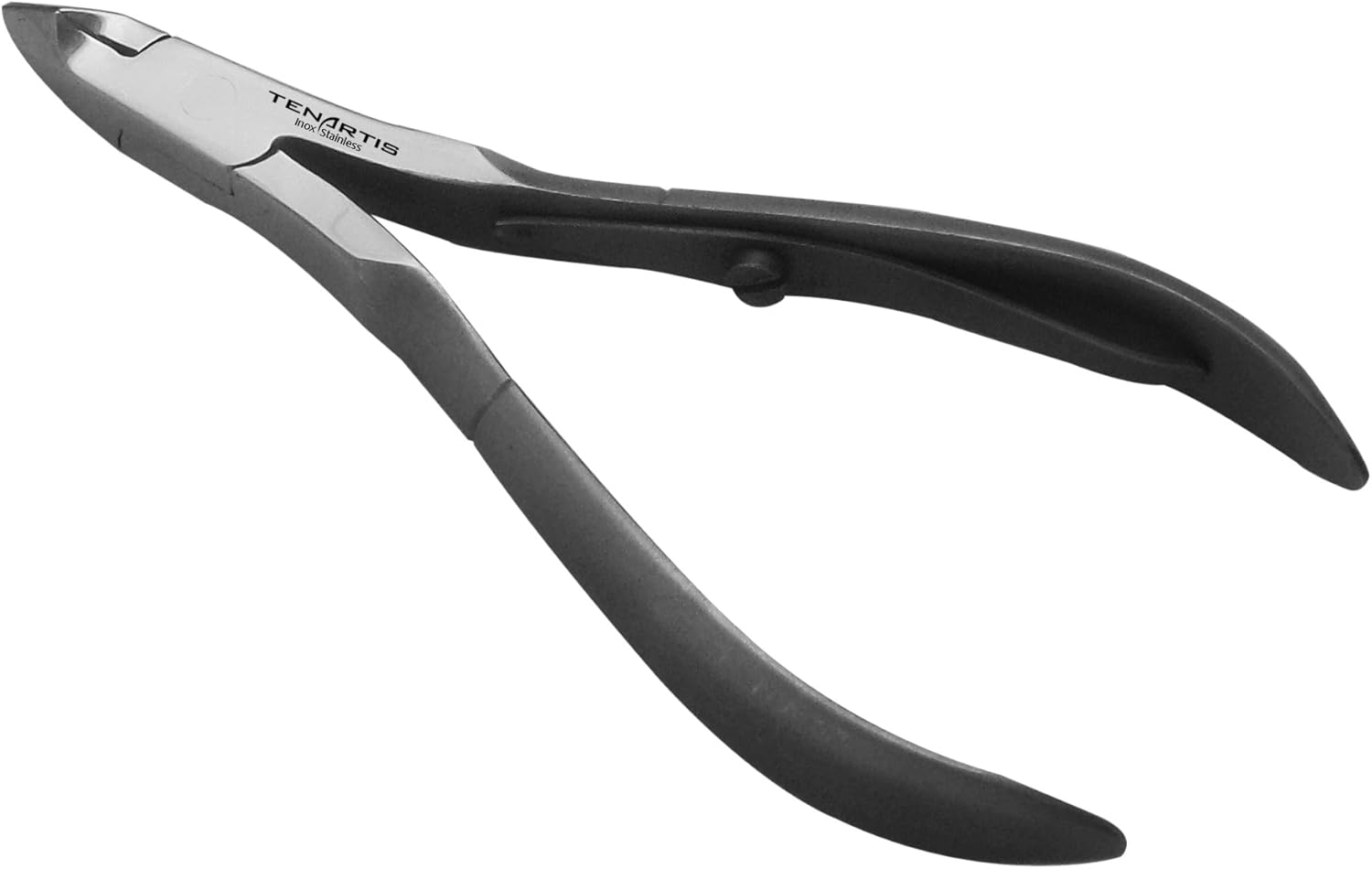 8-Piece Manicure and Pedicure Case Made of Genuine Leather with Zip, Rust-Proof, Tenartis Made in Italy (Black) image number 4