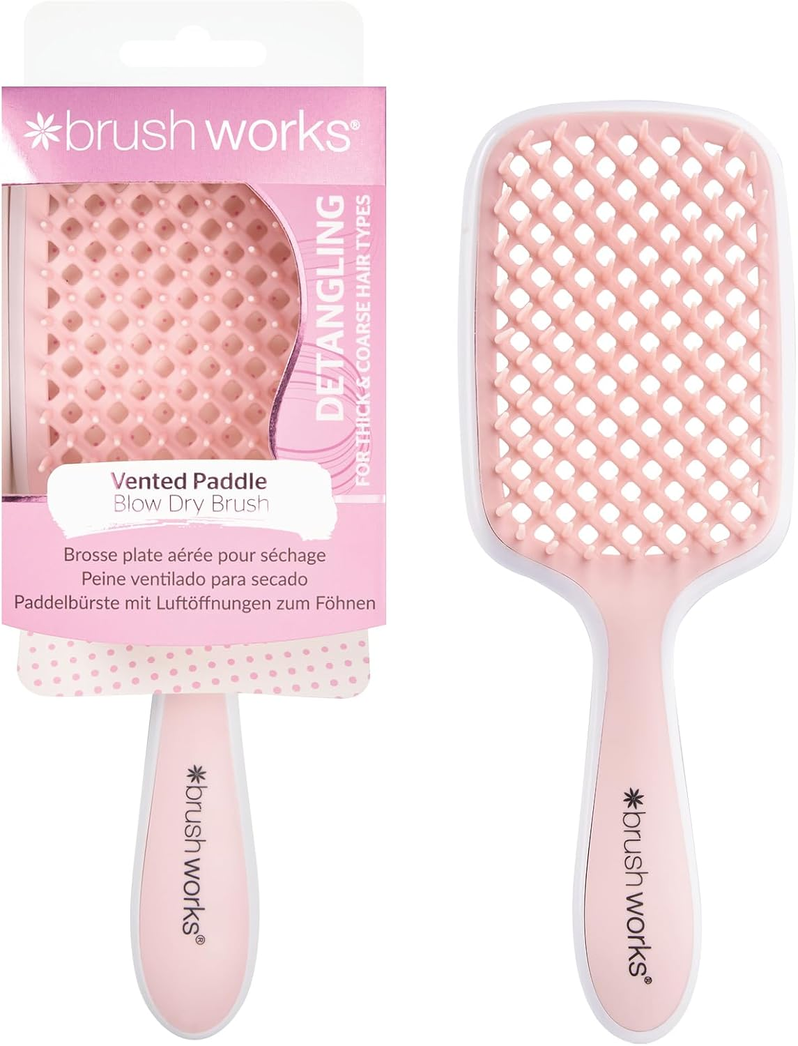 Brushworks Vented Paddle Blow Dry Hair Brush image number 5