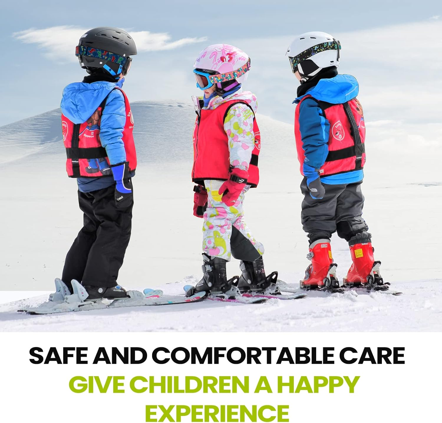 Outdoormaster Kids Ski Goggles - Helmet Compatible Snow Goggles for Boys & Girls with 100% UV Protection - 01Vlt 13％ image number 4