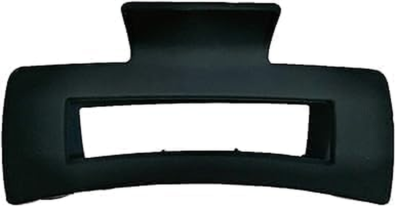 Dark Brown Solid Hair Claws Large Clips Strong Hold Big Claw Barrettes Hair Accessories for Women Girls Thick Thin Long Hair No Slip Square Hairpin Hair Accessories image number 6