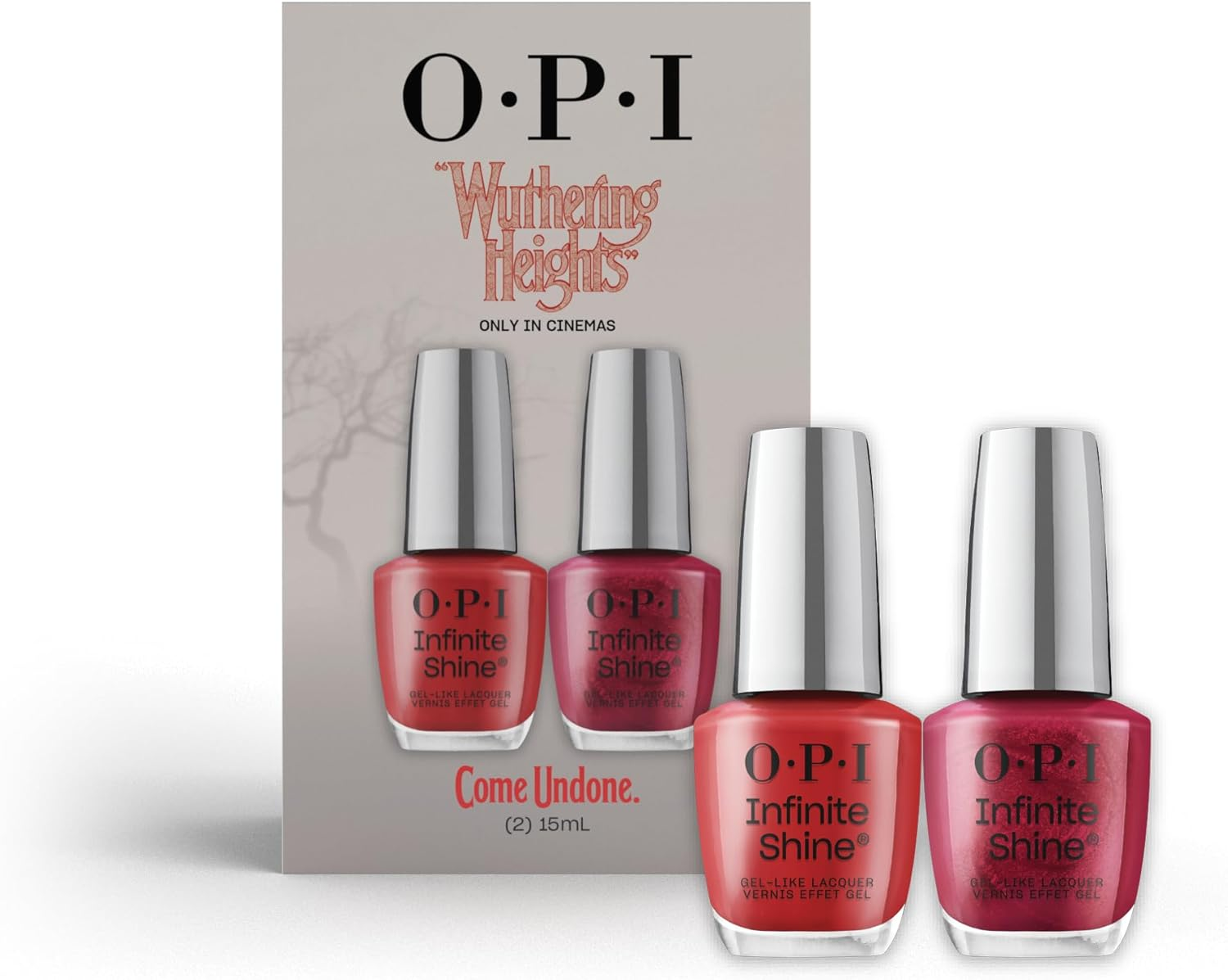 OPI "Wuthering Heights" Infinite Shine Duo Pack, Reds image number 4