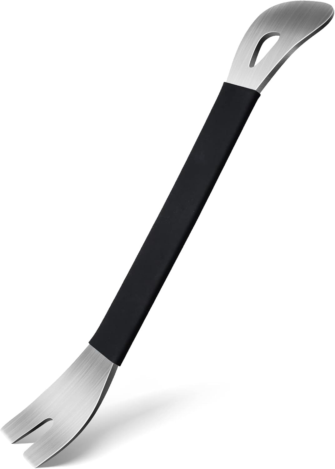 Wigoo Trim Removal Tool Metal Pry Tool Pro Stainless Steel Metal Pry Board Auto Clip Removal Tool Door Panel Car Interior Trim Tools for Fastener, Audio Dashboard, Clips, Baseboard - 2PCS